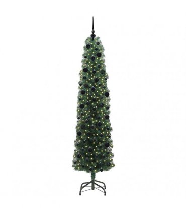 vidaXL Artificial Christmas Tree with LED Light Green 240 cm