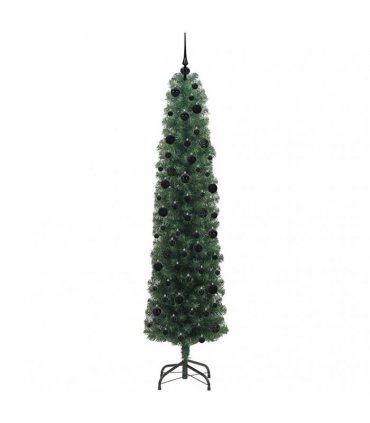 vidaXL Artificial Christmas Tree with LED Light Green 240 cm