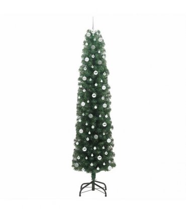 vidaXL Artificial Christmas Tree with LED Light Green 240 cm