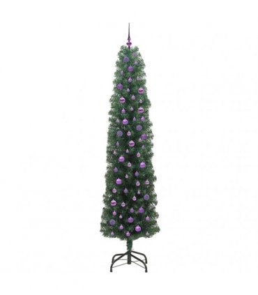 vidaXL Artificial Christmas Tree with LED Light Green 240 cm