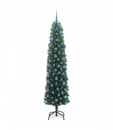 vidaXL Artificial Christmas Tree with LED Light Green 240 cm