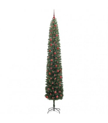 vidaXL Artificial Christmas Tree with LED Light Green 270 cm
