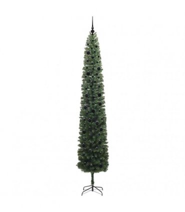 vidaXL Artificial Christmas Tree with LED Light Green 270 cm
