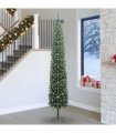 vidaXL Artificial Christmas Tree with LED Light Green 270 cm
