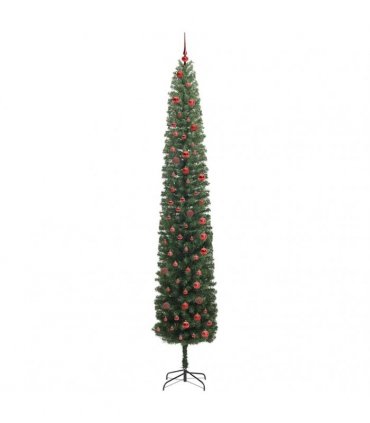 vidaXL Artificial Christmas Tree with LED Light Green 300 cm