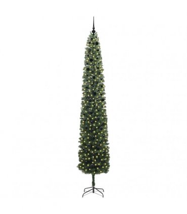 vidaXL Artificial Christmas Tree with LED Light Green 300 cm