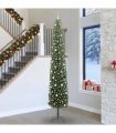 vidaXL Artificial Christmas Tree with LED Light Green 300 cm