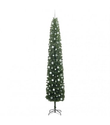 vidaXL Artificial Christmas Tree with LED Light Green 300 cm