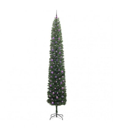 vidaXL Artificial Christmas Tree with LED Light Green 300 cm