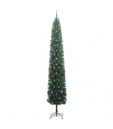 vidaXL Artificial Christmas Tree with LED Light Green 300 cm