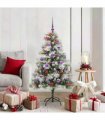 vidaXL Artificial Hinged Christmas Tree with Cones and Berries 150 cm