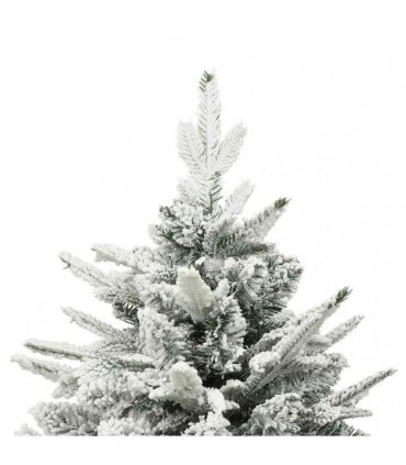 vidaXL Artificial Christmas Tree with Flocked Snow 300 LEDs Warm White