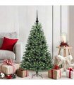 vidaXL Artificial Hinged Christmas Tree Green 120 cm PVC