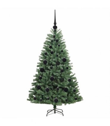 vidaXL Artificial Hinged Christmas Tree Green 120 cm PVC