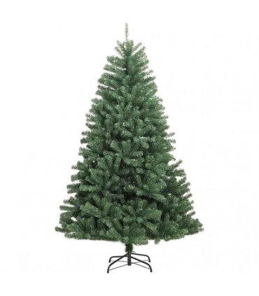 vidaXL Artificial Hinged Christmas Tree Green 120 cm PVC
