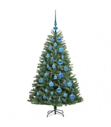 vidaXL Artificial Hinged Christmas Tree Green 120 cm PVC