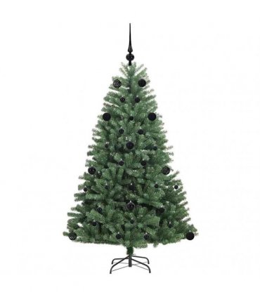 vidaXL Artificial Hinged Christmas Tree Green 150 cm PVC
