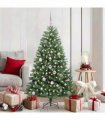 vidaXL Artificial Hinged Christmas Tree Green 150 cm PVC