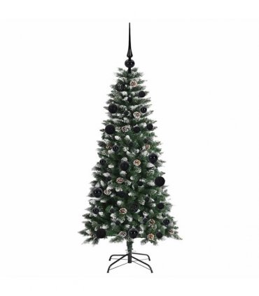 vidaXL Artificial Christmas Tree Green 120 cm PVC and Plastic