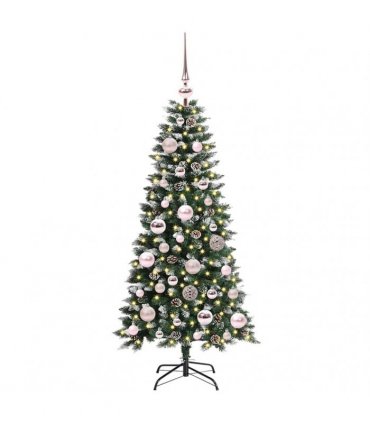 vidaXL Artificial Christmas Tree Green 120 cm PVC and Plastic