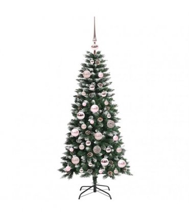 vidaXL Artificial Christmas Tree Green 120 cm PVC and Plastic