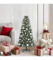 vidaXL Artificial Christmas Tree Green 120 cm PVC and Plastic