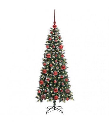 vidaXL Artificial Christmas Tree Green 150 cm PVC and Plastic