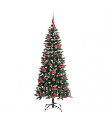 vidaXL Artificial Christmas Tree Green 150 cm PVC and Plastic
