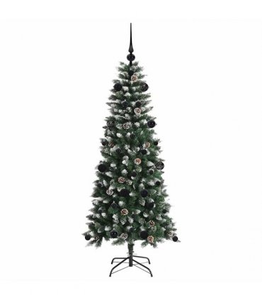 vidaXL Artificial Christmas Tree Green 150 cm PVC and Plastic