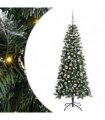 vidaXL Artificial Christmas Tree Green 150 cm PVC and Plastic