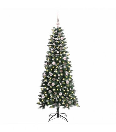 vidaXL Artificial Christmas Tree Green 150 cm PVC and Plastic