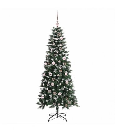 vidaXL Artificial Christmas Tree Green 150 cm PVC and Plastic