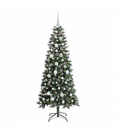 vidaXL Artificial Christmas Tree Green 150 cm PVC and Plastic