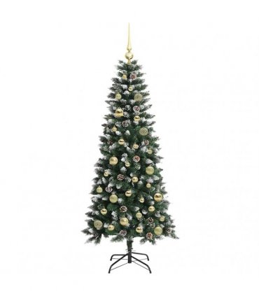 vidaXL Artificial Christmas Tree Green 150 cm PVC and Plastic