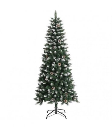 vidaXL Artificial Christmas Tree Green 150 cm PVC and Plastic