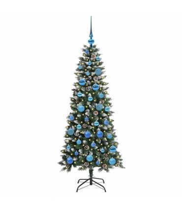 vidaXL Artificial Christmas Tree Green 150 cm PVC and Plastic