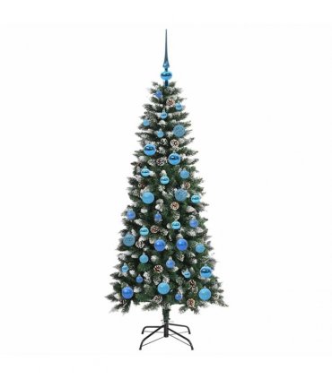 vidaXL Artificial Christmas Tree Green 150 cm PVC and Plastic