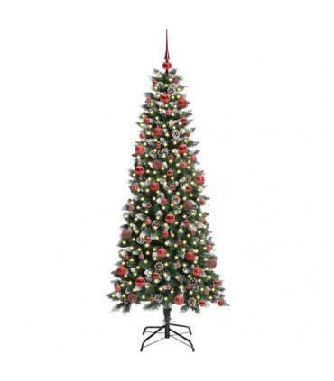 vidaXL Artificial Christmas Tree Green 180 cm PVC and Plastic