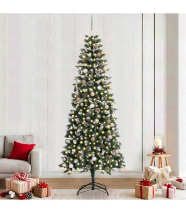 vidaXL Artificial Christmas Tree Green 240 cm