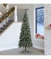 vidaXL Artificial Christmas Tree Green 240 cm PVC and Plastic