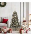 vidaXL Artificial Christmas Tree with 150 LEDs with Stand Green 120 cm