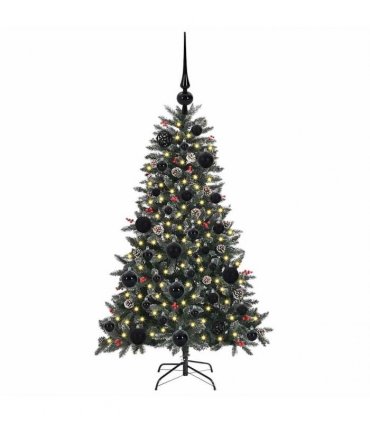vidaXL Artificial Christmas Tree Green 120 cm PVC and Plastic