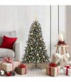 vidaXL Artificial Christmas Tree Green 120 cm PVC and Plastic