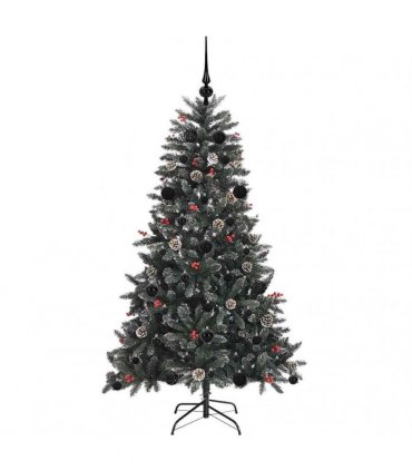 vidaXL Artificial Christmas Tree Green 150 cm PVC and Plastic