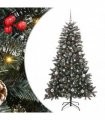 vidaXL Artificial Christmas Tree Green 150 cm PVC and Plastic