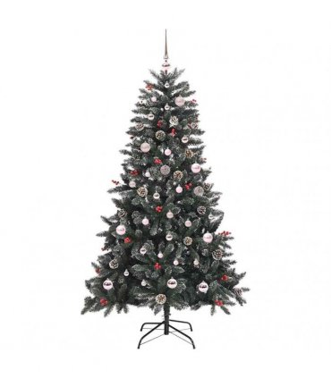 vidaXL Artificial Christmas Tree Green 150 cm PVC and Plastic