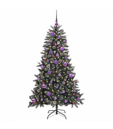 vidaXL Artificial Christmas Tree Green 150 cm PVC and Plastic