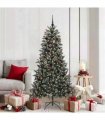 vidaXL Artificial Christmas Tree Green 180 cm PVC and Plastic