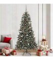 vidaXL Artificial Christmas Tree Green 210 cm
