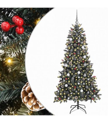 vidaXL Artificial Christmas Tree Green 210 cm